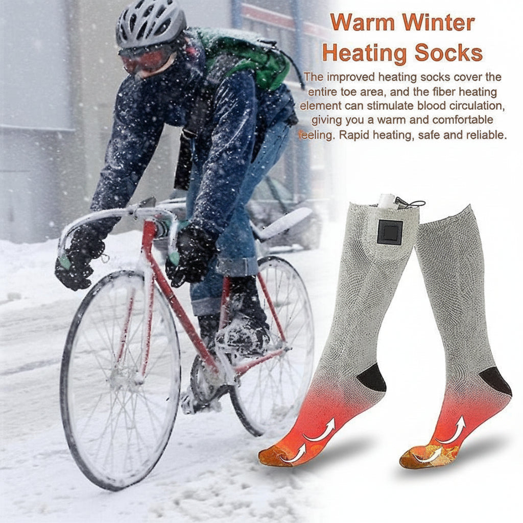 All-Day Rechargeable Thermal Socks for Ultimate Winter Comfort