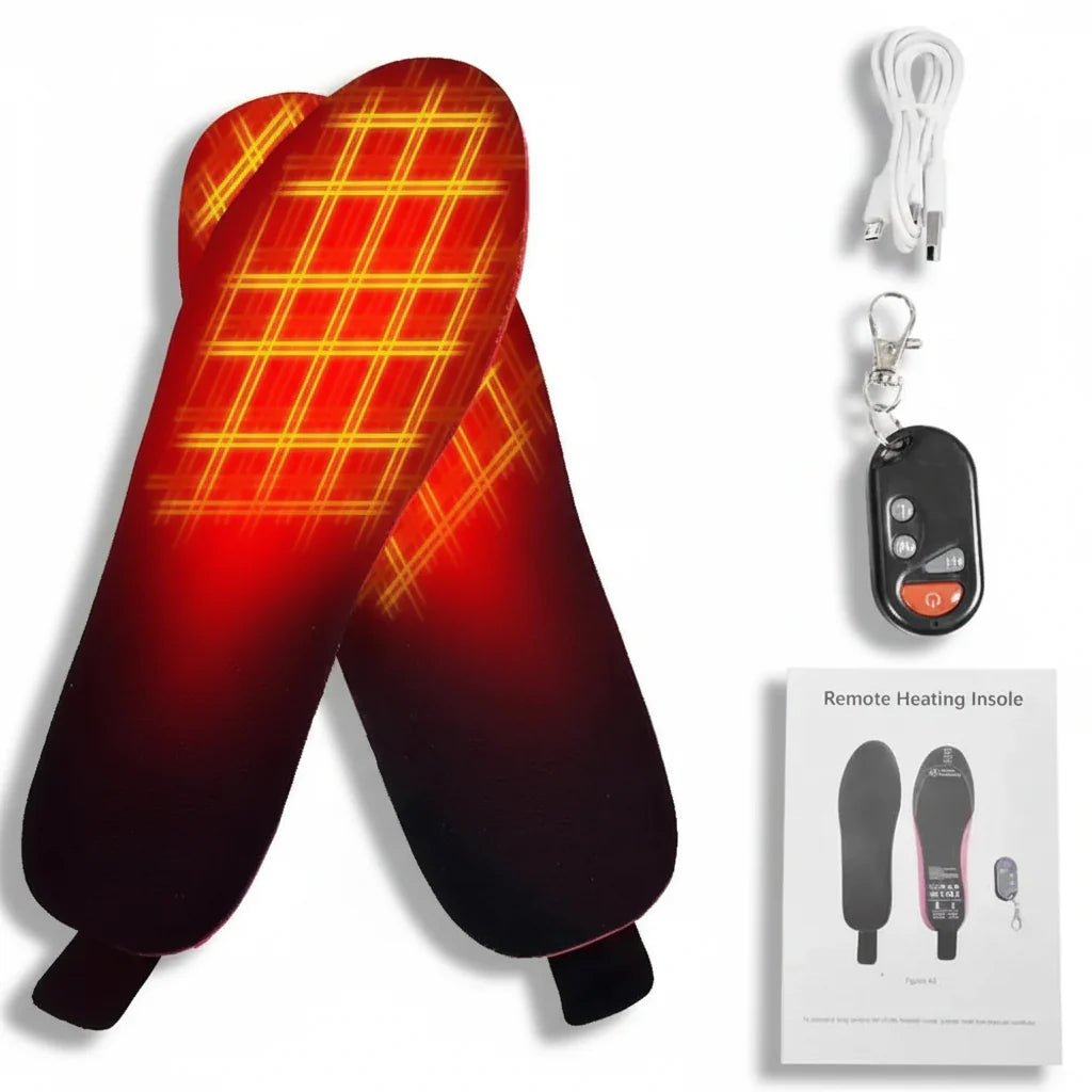 Wireless Rechargeable Heated Insoles for Ultimate Comfort