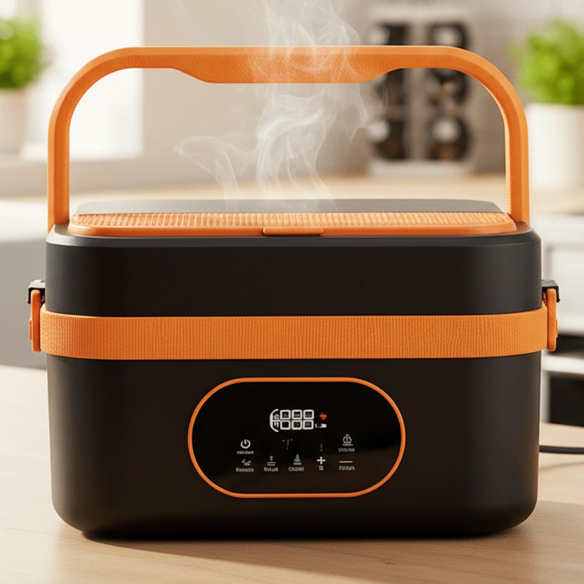 SmartHeat Portable Self-Warming Lunch Container for On-the-Go Meals