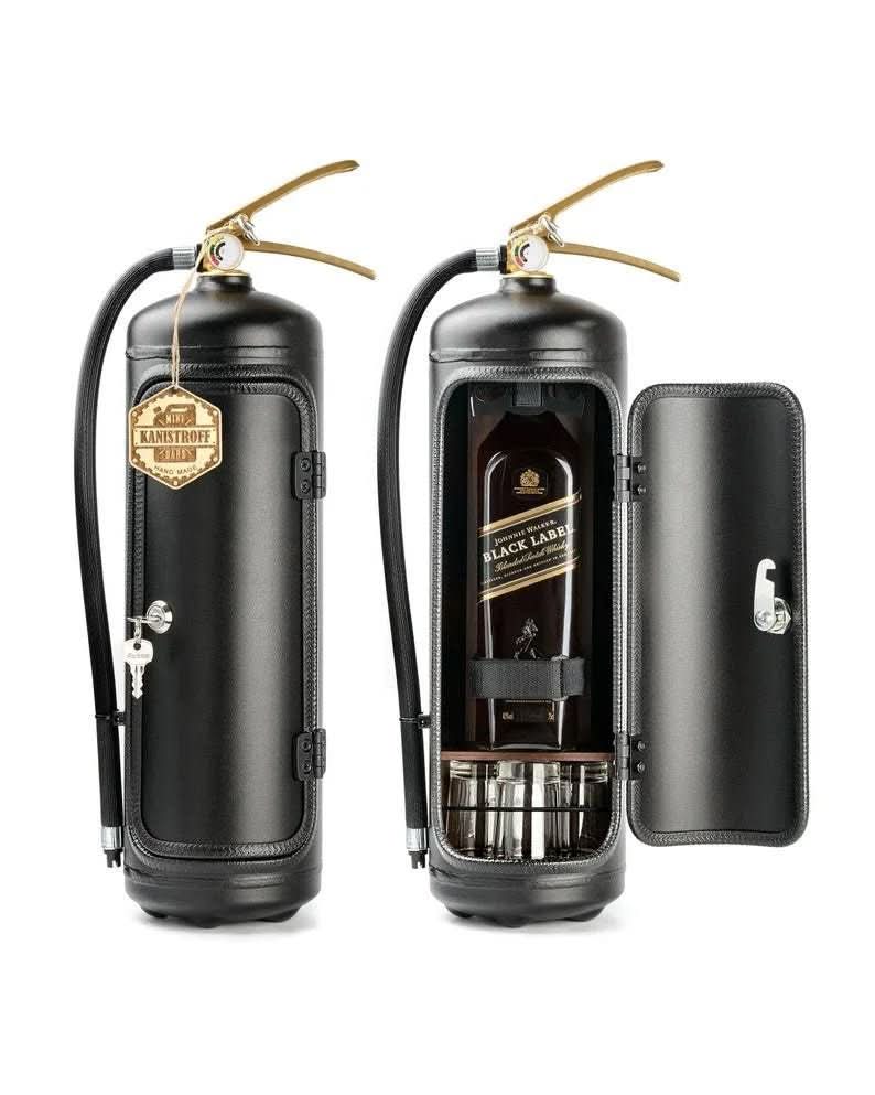 Discreet Beverage Vault with Fire Extinguisher Design