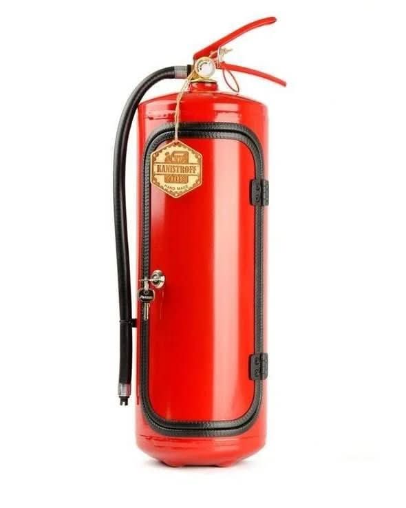 Discreet Beverage Vault with Fire Extinguisher Design