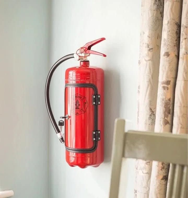 Discreet Beverage Vault with Fire Extinguisher Design
