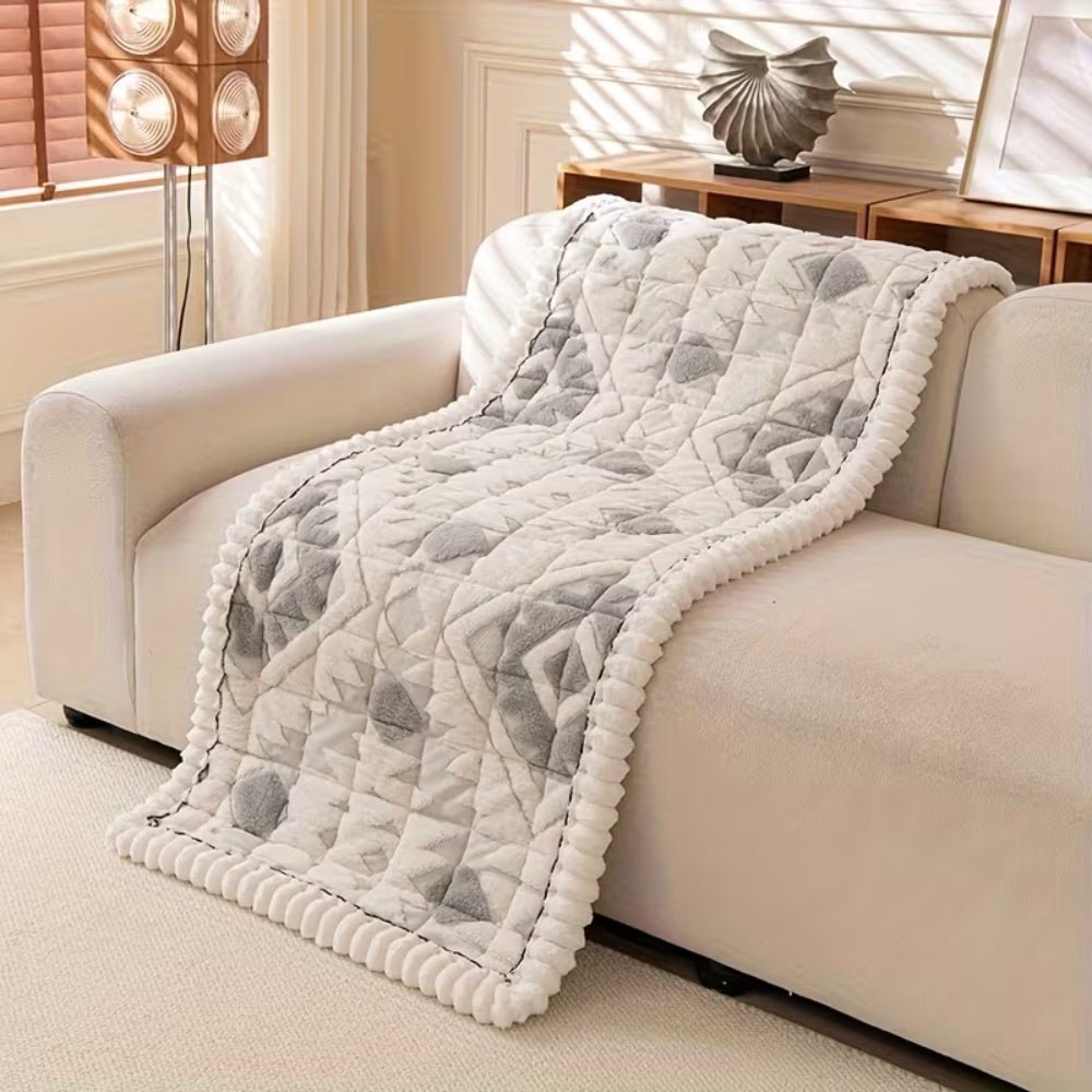 SnugHaven Soft Quilted Winter Sofa Protector for Cozy Comfort