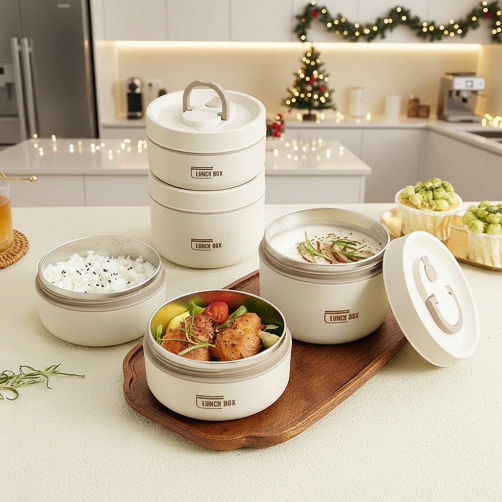 HeatKeeper Duo Insulated Lunch Container for Extended Warmth