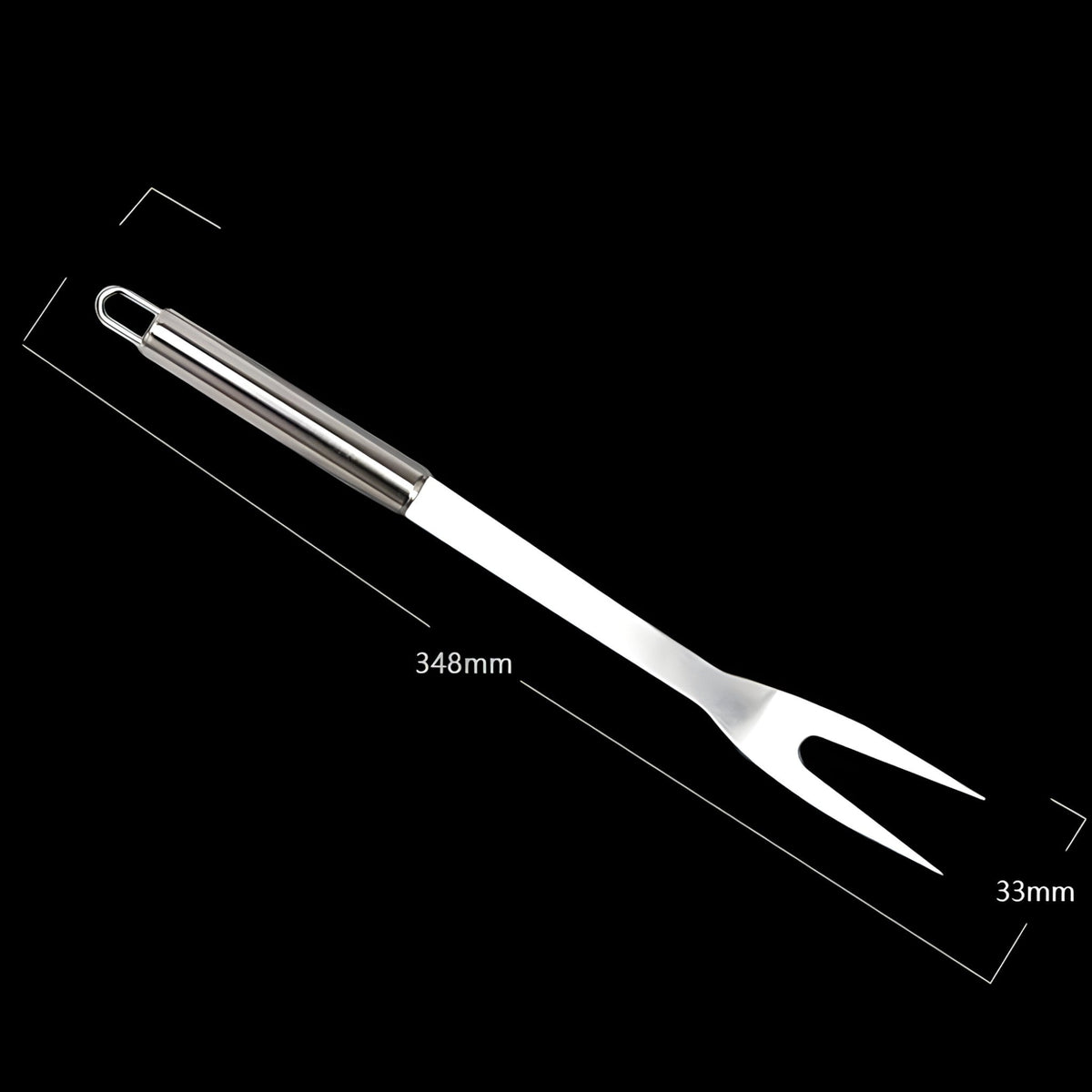 Grill Cutlery Set in Stainless Steel with Carrying Case – 3 or 5 Pieces