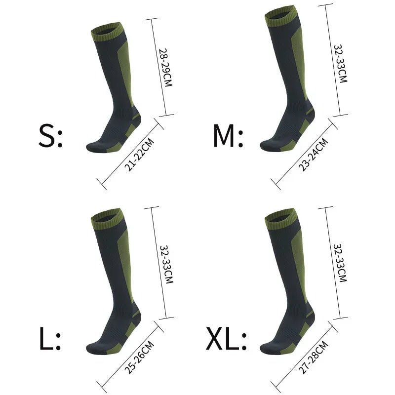 PeakGuard Knee-High Waterproof Socks for Adventurers