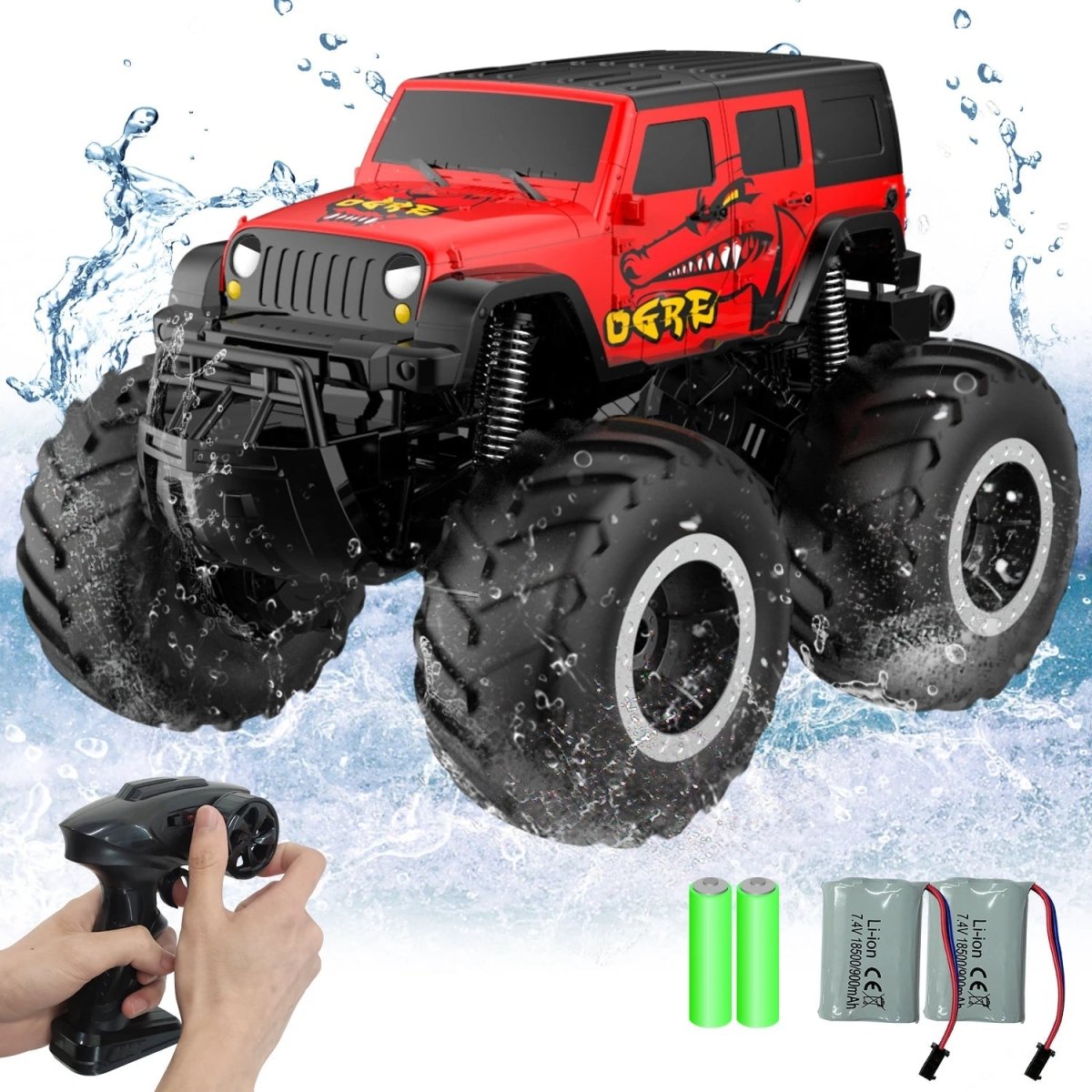 All-Terrain SplashMaster 4WD Remote Control Vehicle