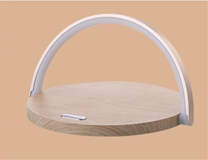 Wireless Charging Bedside Lamp with LED Light