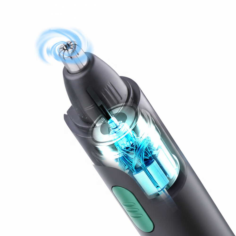 Portable Precision Hair Trimmer for Nose and Ears