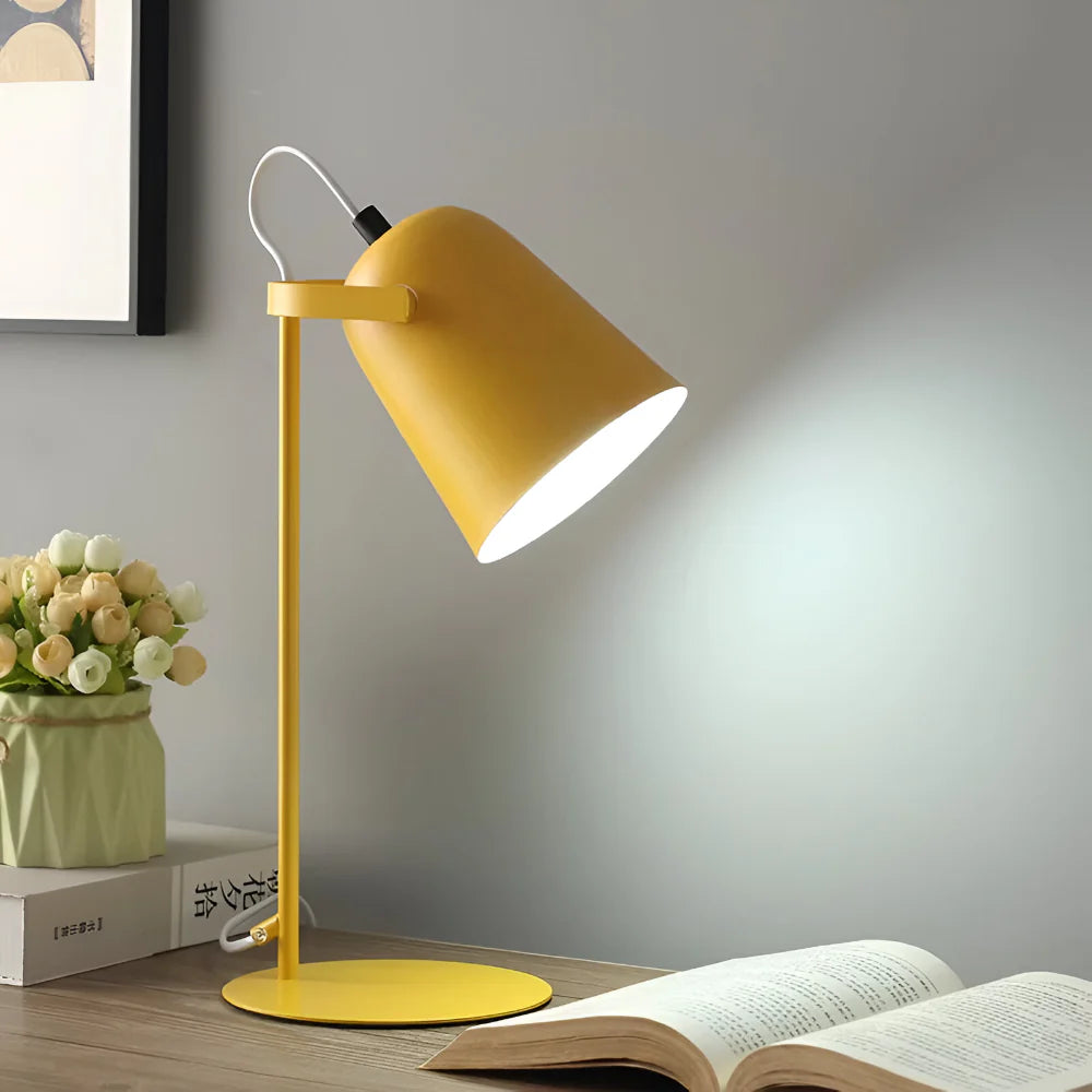 Sleek Adjustable Desk Lamp with Rotating Shade