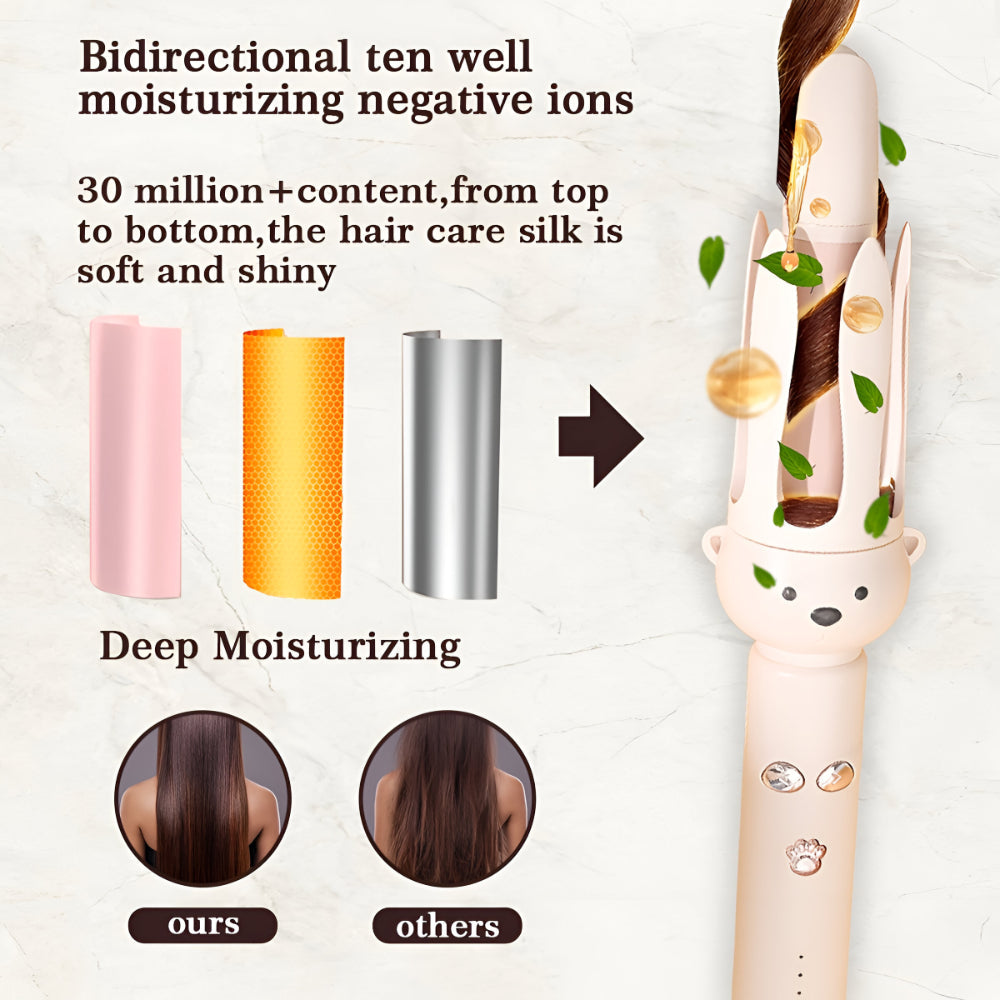 Effortless Curls: Automatic Rotating Hair Curler