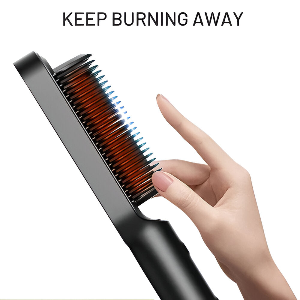 Versatile Heated Hair Styler for Effortless Straightening