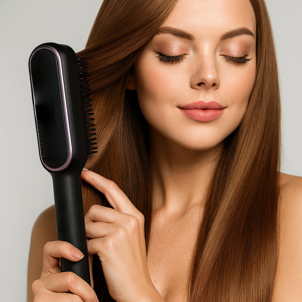 Versatile Heated Hair Styler for Effortless Straightening