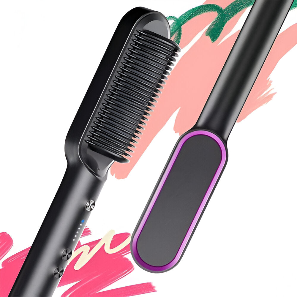 Versatile Heated Hair Styler for Effortless Straightening