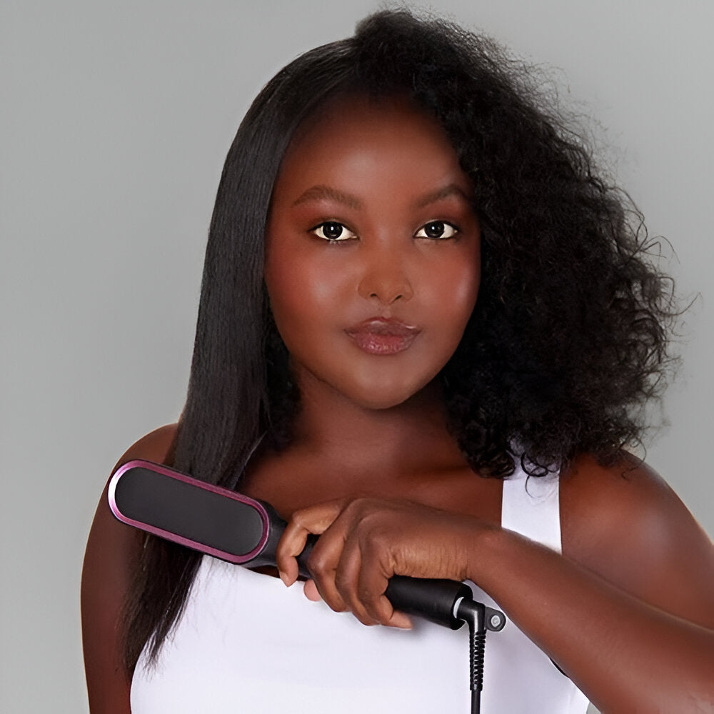 Versatile Heated Hair Styler for Effortless Straightening