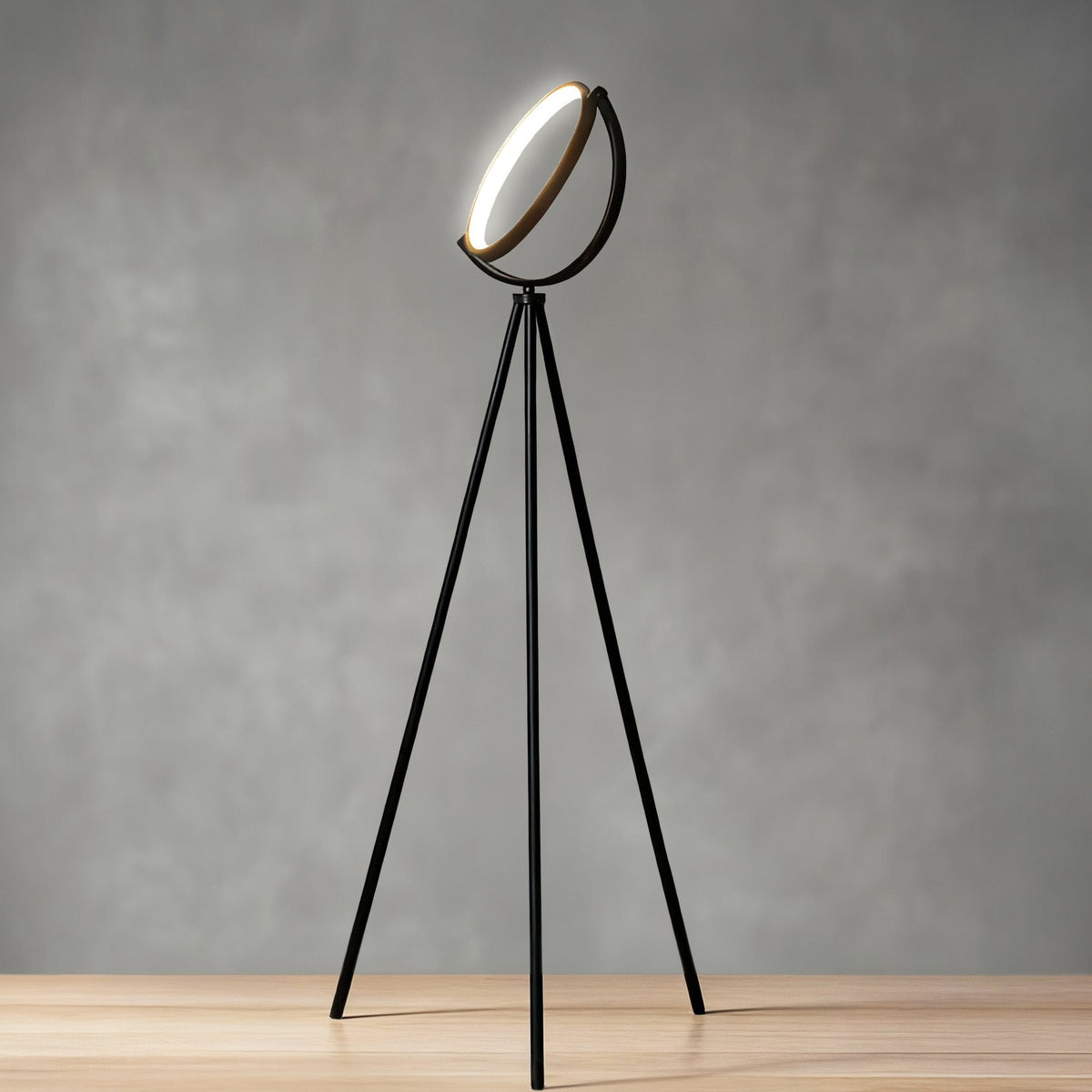 Sleek LED Circle Lamp for Elegant Home Lighting