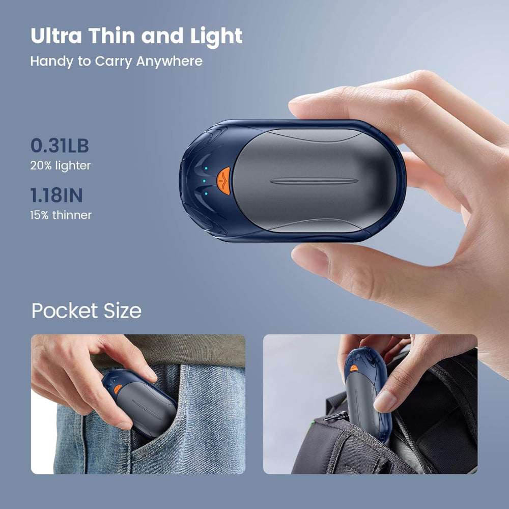 Pocket-Sized Rechargeable Warmth Duo for Winter Comfort