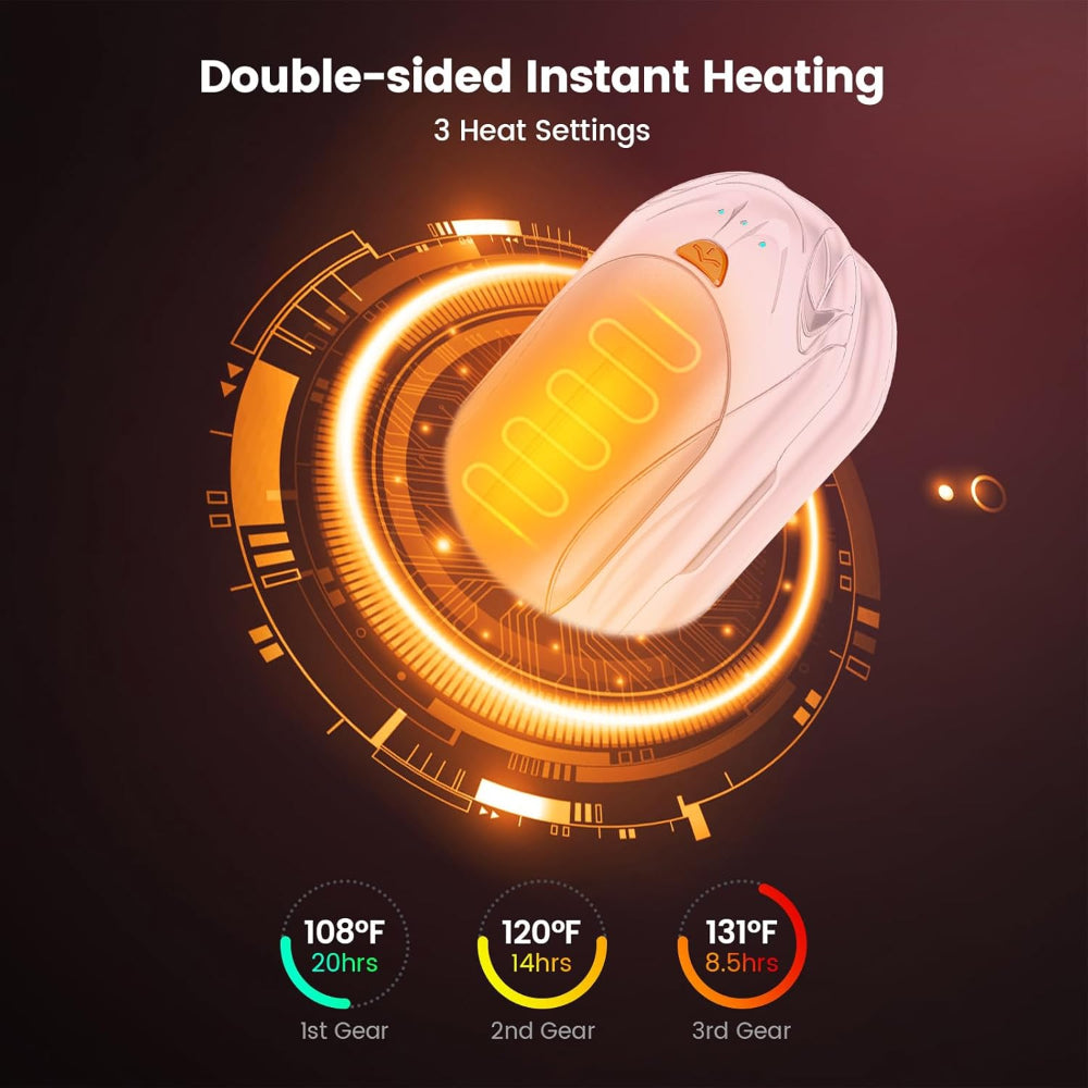 Pocket-Sized Rechargeable Warmth Duo for Winter Comfort