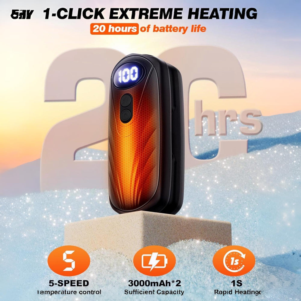Portable Hand Heat Boosters with LED Indicator