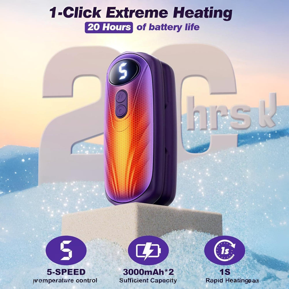 Portable Hand Heat Boosters with LED Indicator