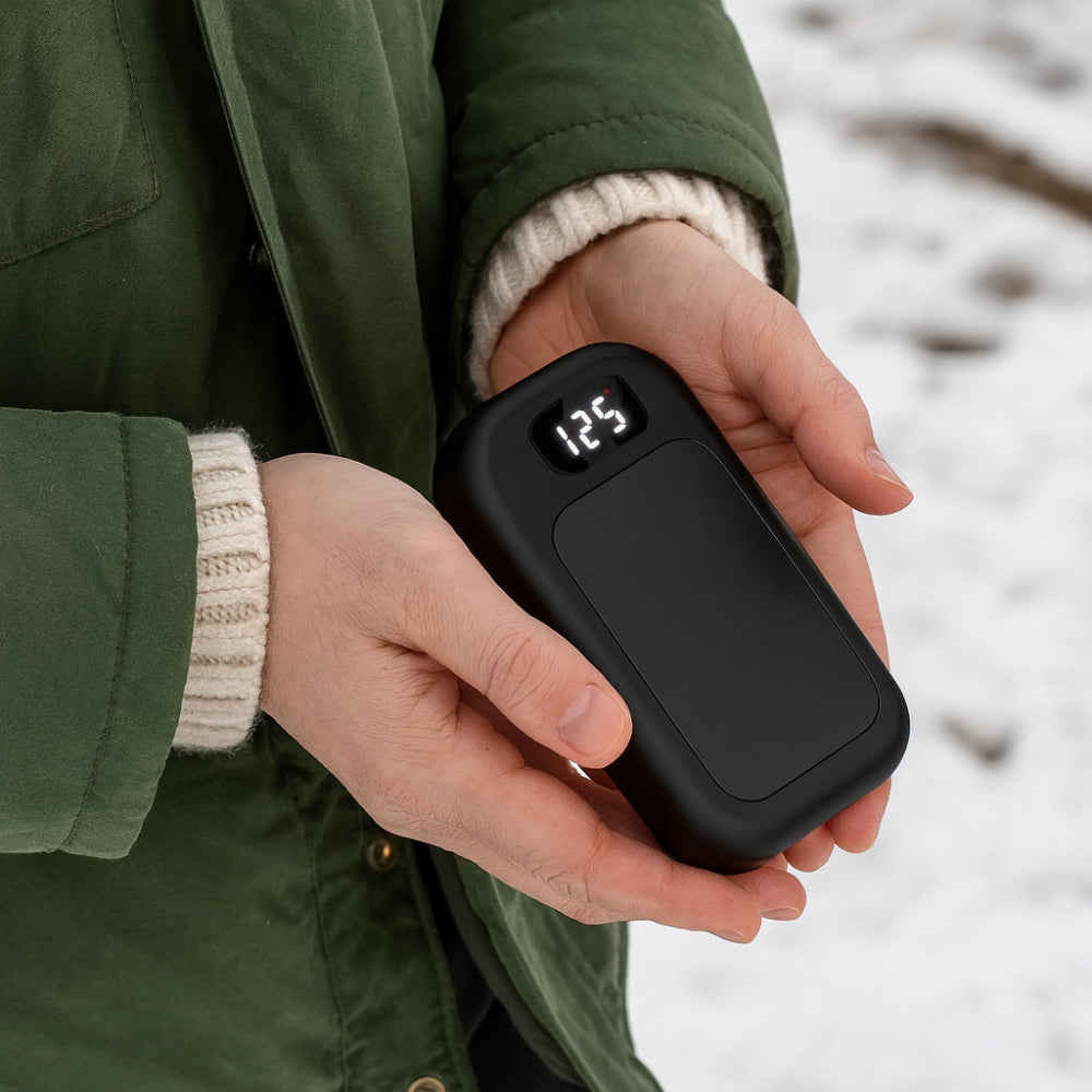 Portable Rechargeable Hand Warmers Set with Custom Heat Control