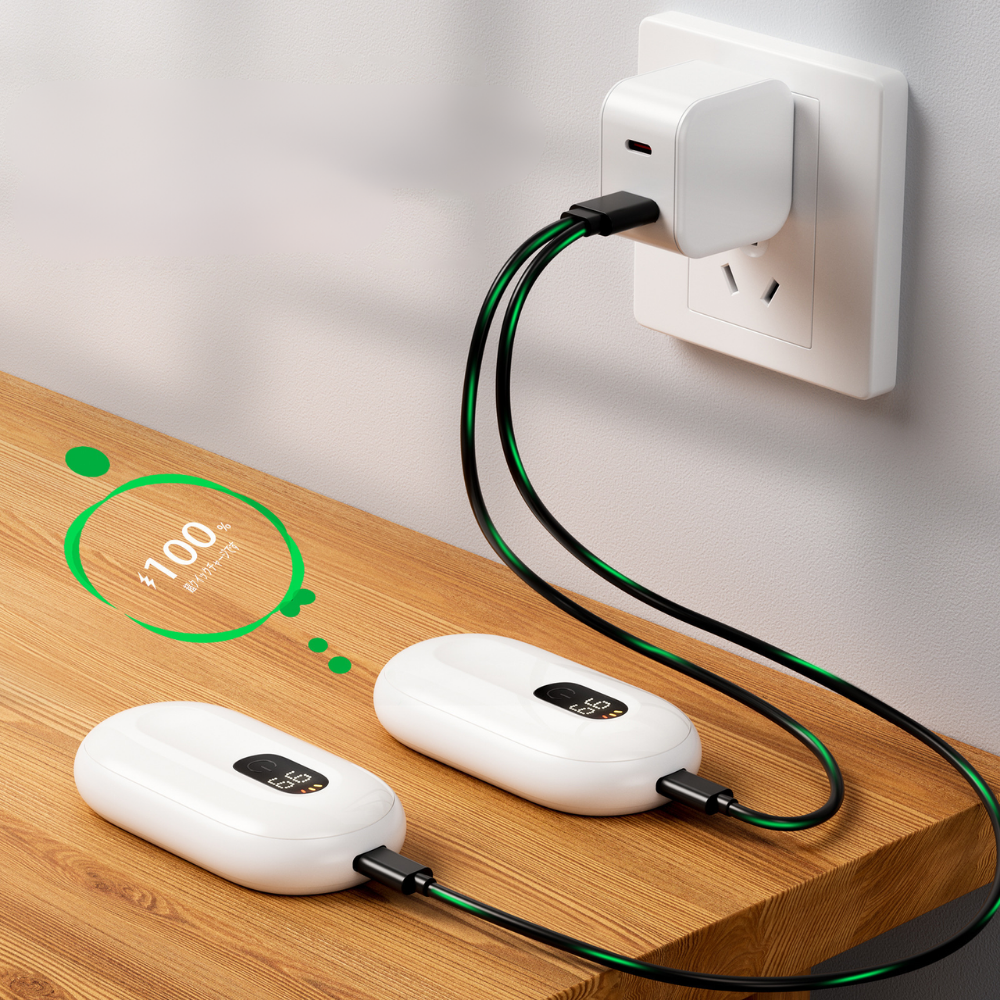 Versatile Rechargeable Hand Warmers with Magnetic Connection