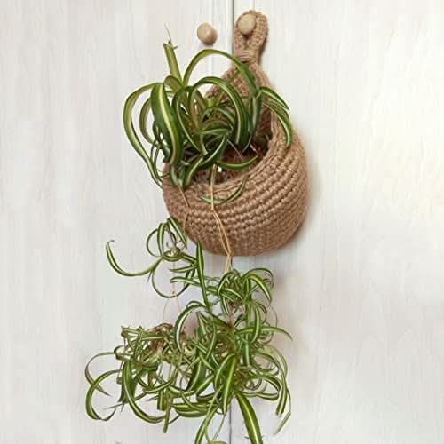 EcoHaven Hanging Jute Basket for Smart Kitchen Storage