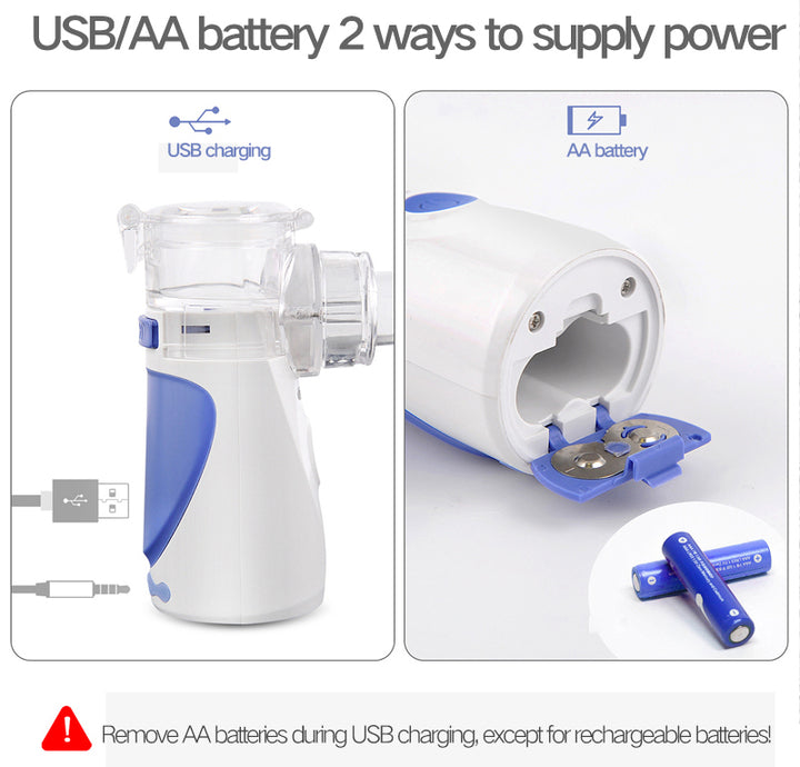 3-in-1 Portable Ultrasonic Mesh Nebulizer