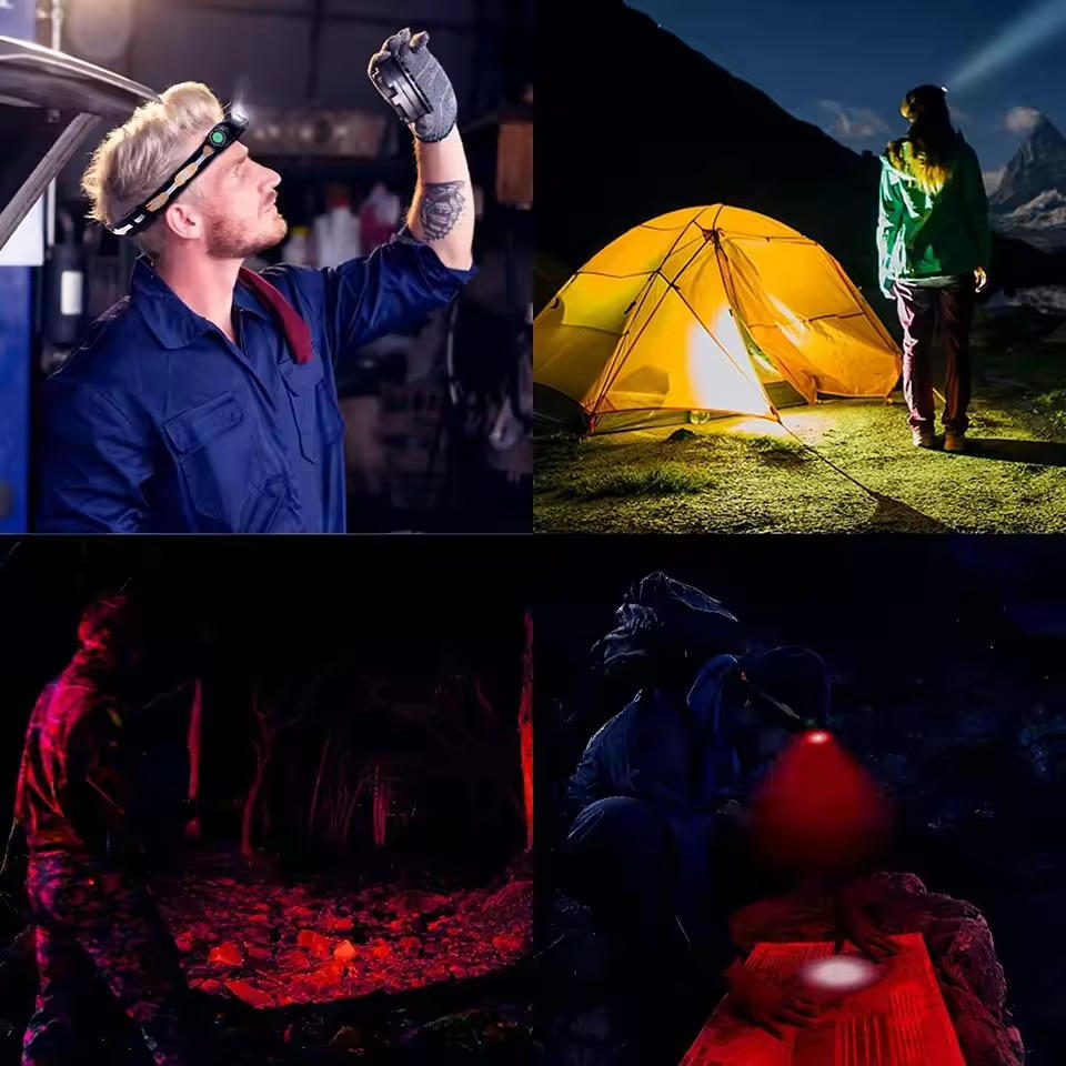 Ultra Bright LED Headlamp with Dual Light Modes