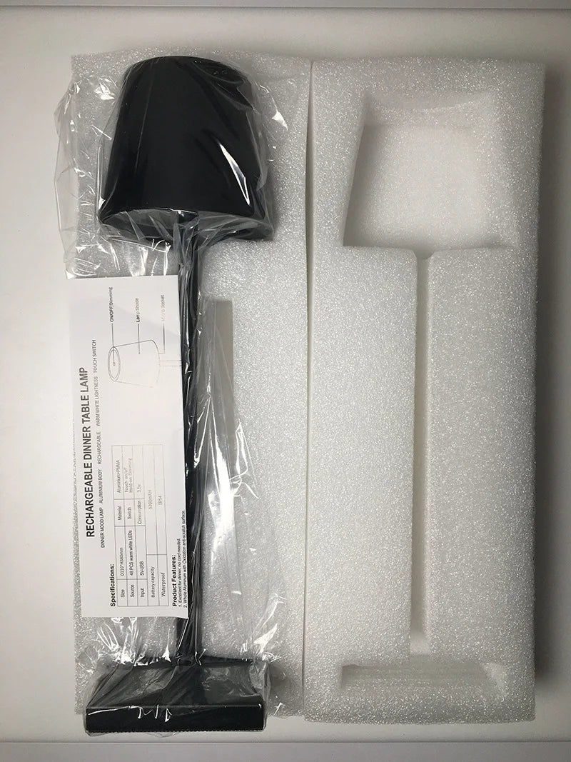 Serenity Glow – Cordless Rechargeable Table Lamp