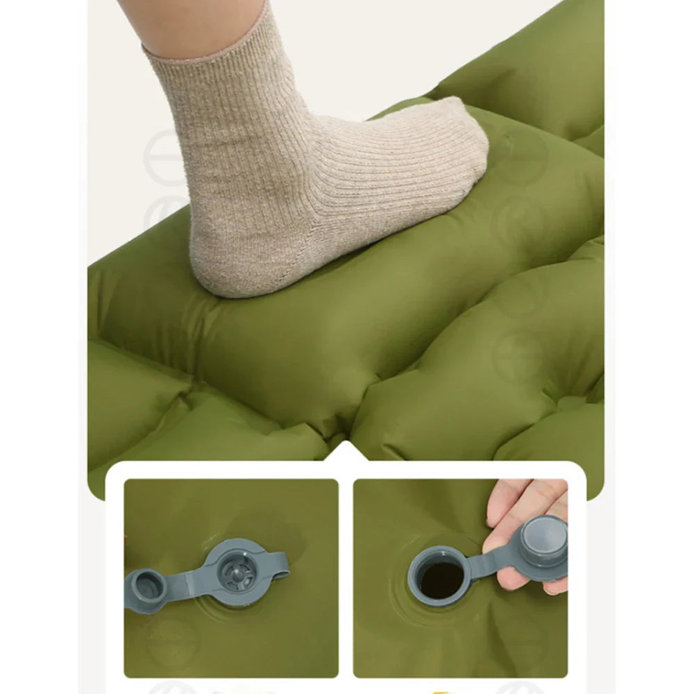 Self-Inflating Lightweight Camping Sleeping Pad for Outdoor Comfort