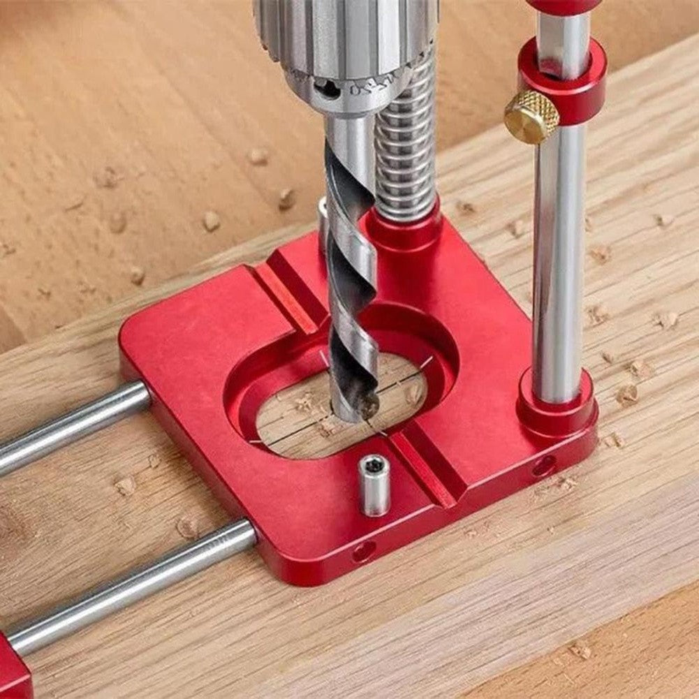 Precision Adjustable Wood Drilling Guide