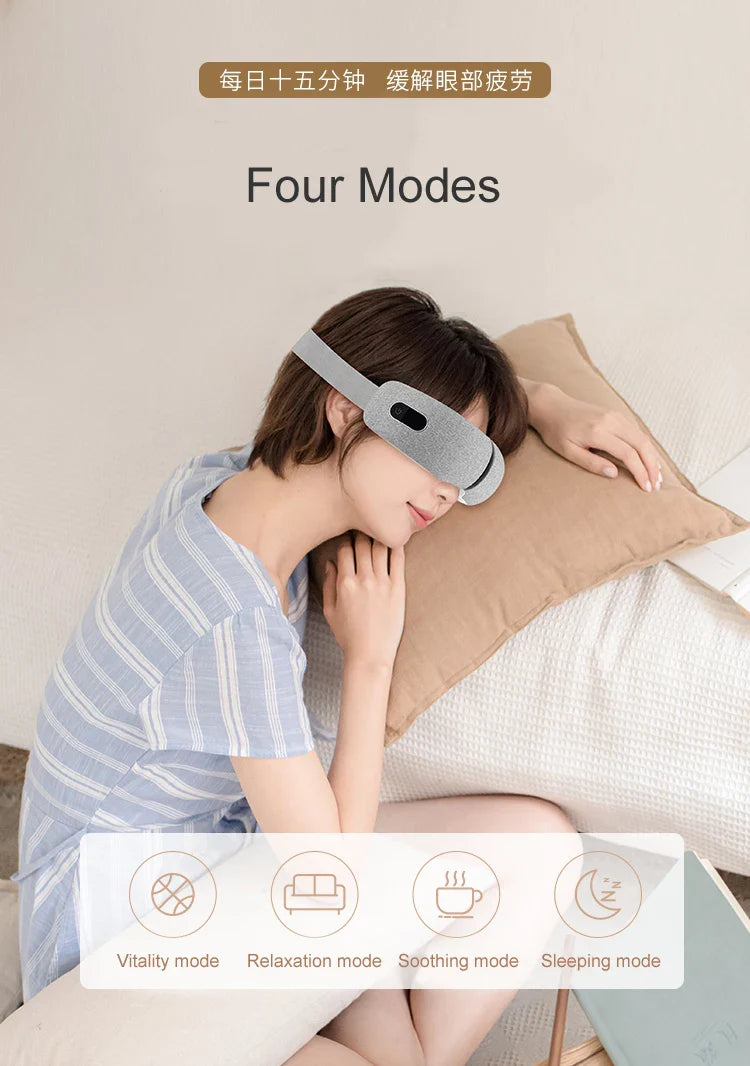 Graphene Heating Eye Massager with Three-Layer Airbags for Fatigue Relief