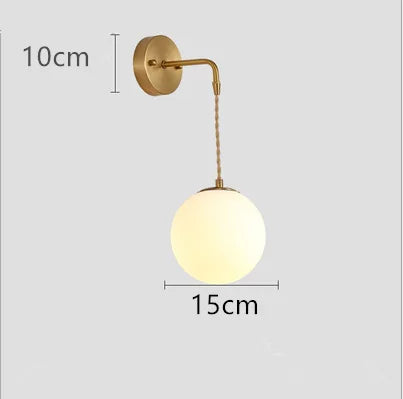 Taavita Wall Lamp Bathroom - Sphere Shape LED for Bathroom, Living Room or Bedroom
