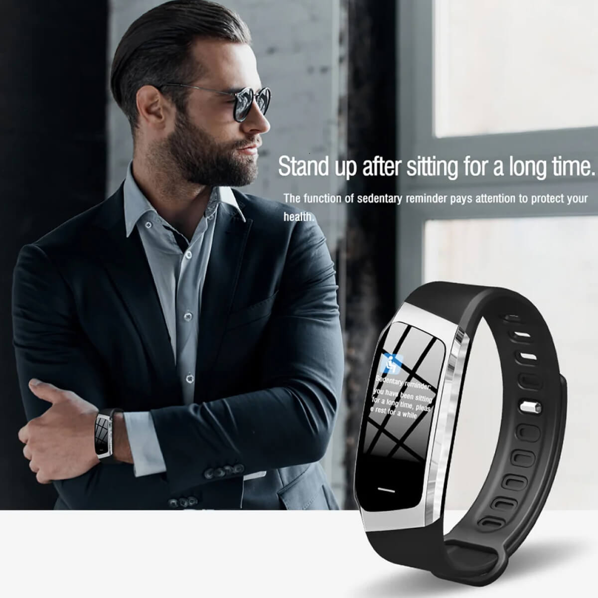 Smart Watch for Blood Pressure and Heart Rate Tracking – Waterproof Design