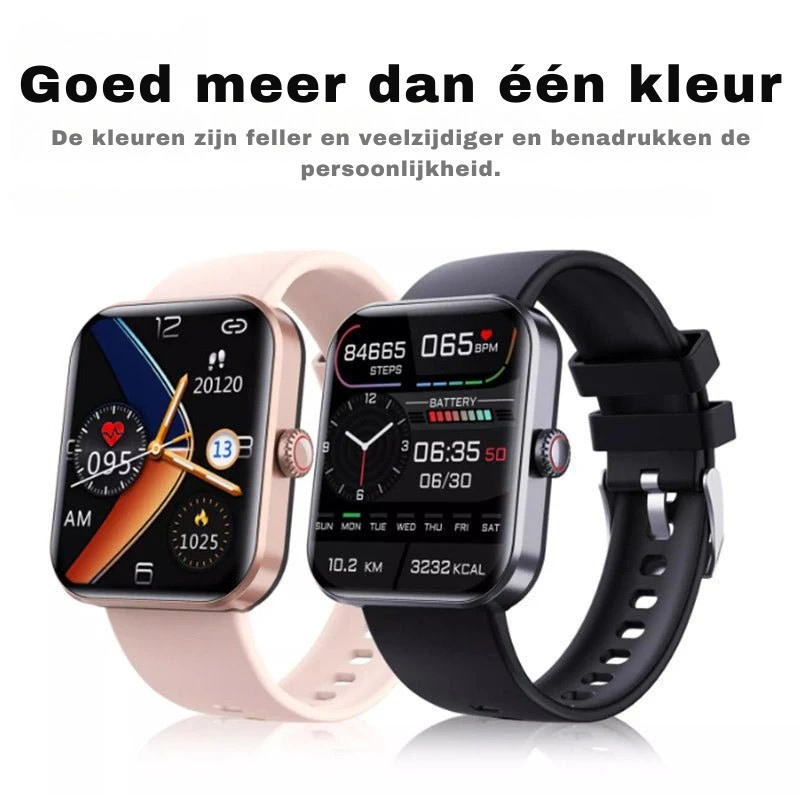 Smartwatch for Blood Sugar Tracking with Real-Time Data – Sleek Everyday Style