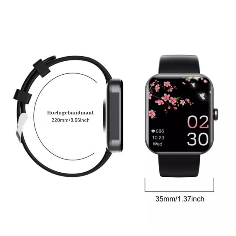 Smartwatch for Blood Sugar Tracking with Real-Time Data – Sleek Everyday Style
