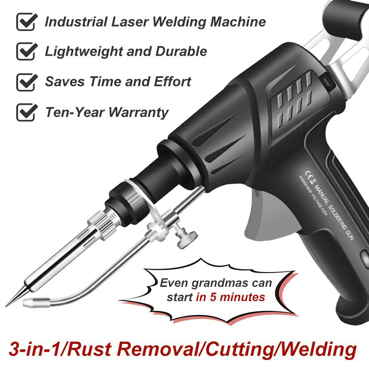 Ergonomic Laser Welder with Quick 20-Second Heating for Precision Work