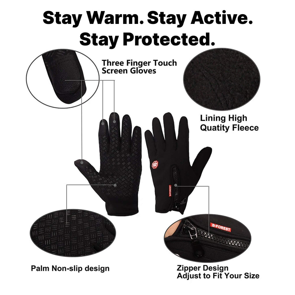 Heated Touchscreen Gloves for Ultimate Winter Comfort