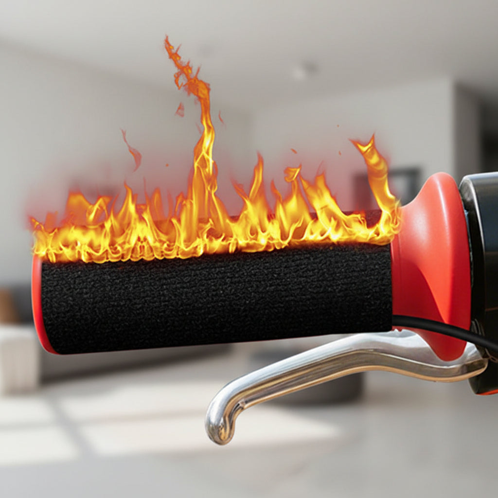 Heated Handlebar Grips with USB Power & Adjustable Warmth