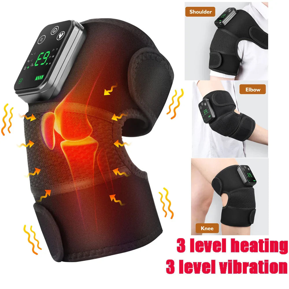 Adjustable Warmth & Vibration Shoulder Support Brace for Pain Relief