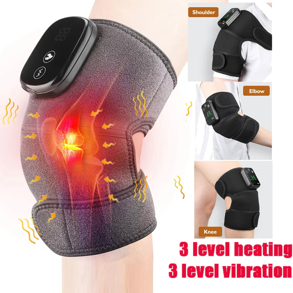 Adjustable Warmth & Vibration Shoulder Support Brace for Pain Relief