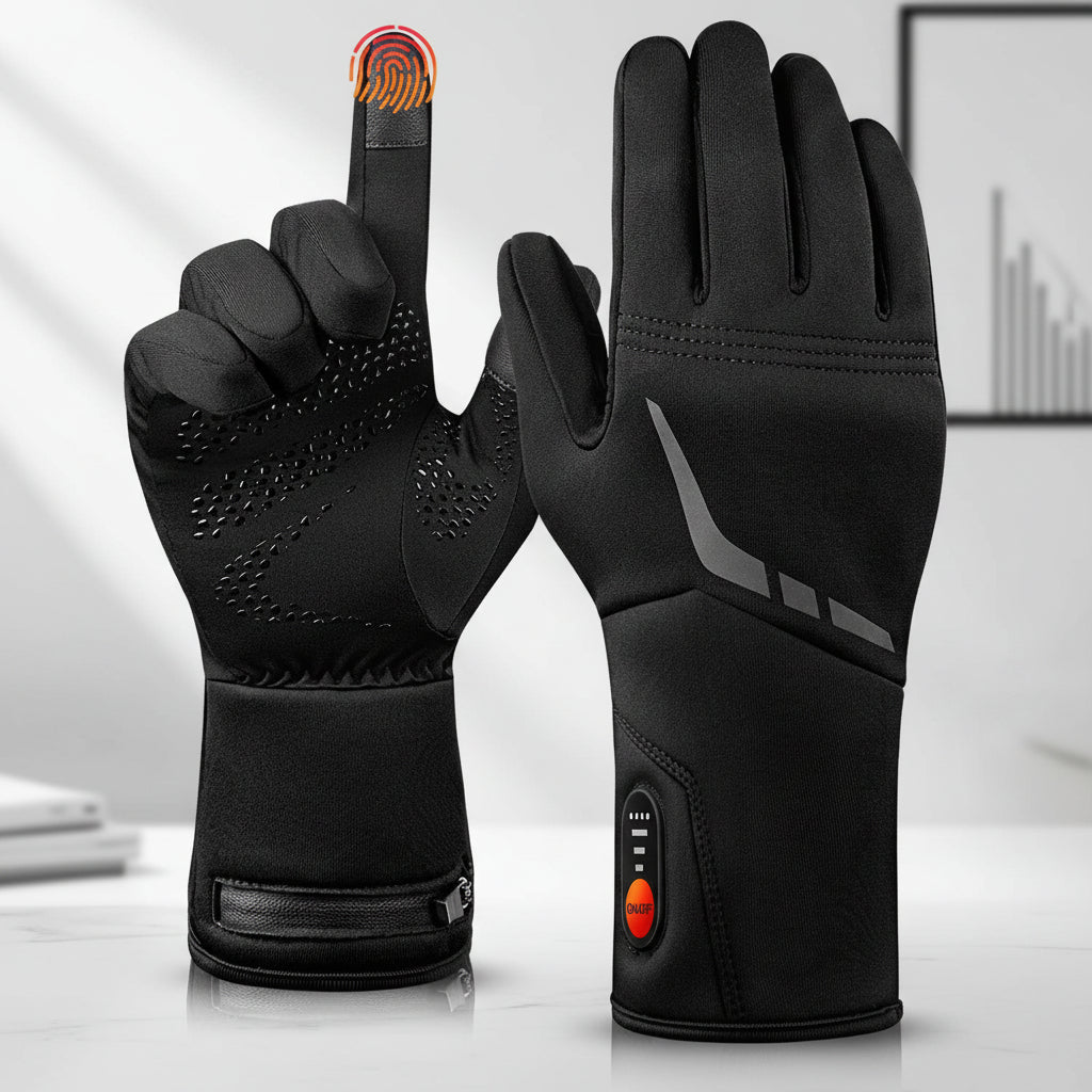 Rechargeable Heated Winter Gloves with Waterproof Touch Control