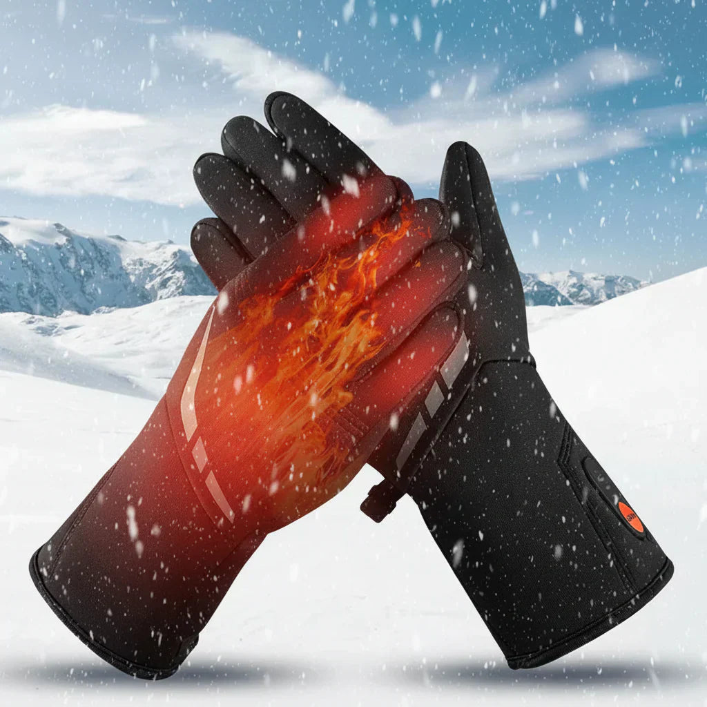 Rechargeable Heated Winter Gloves with Waterproof Touch Control