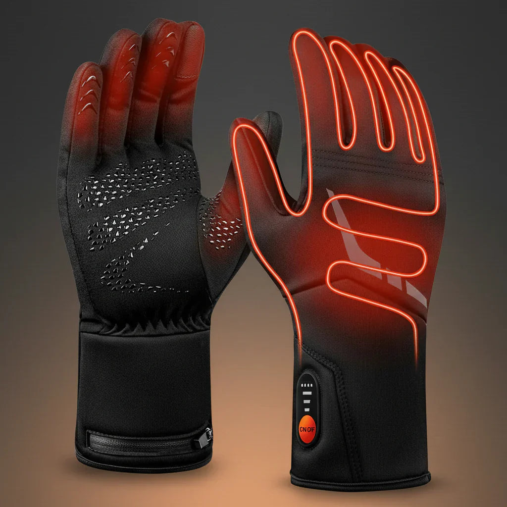 Rechargeable Heated Winter Gloves with Waterproof Touch Control