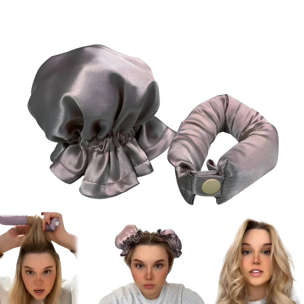 No-Heat Curling Set for Effortless Natural Waves