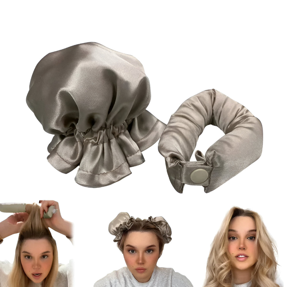 No-Heat Curling Set for Effortless Natural Waves