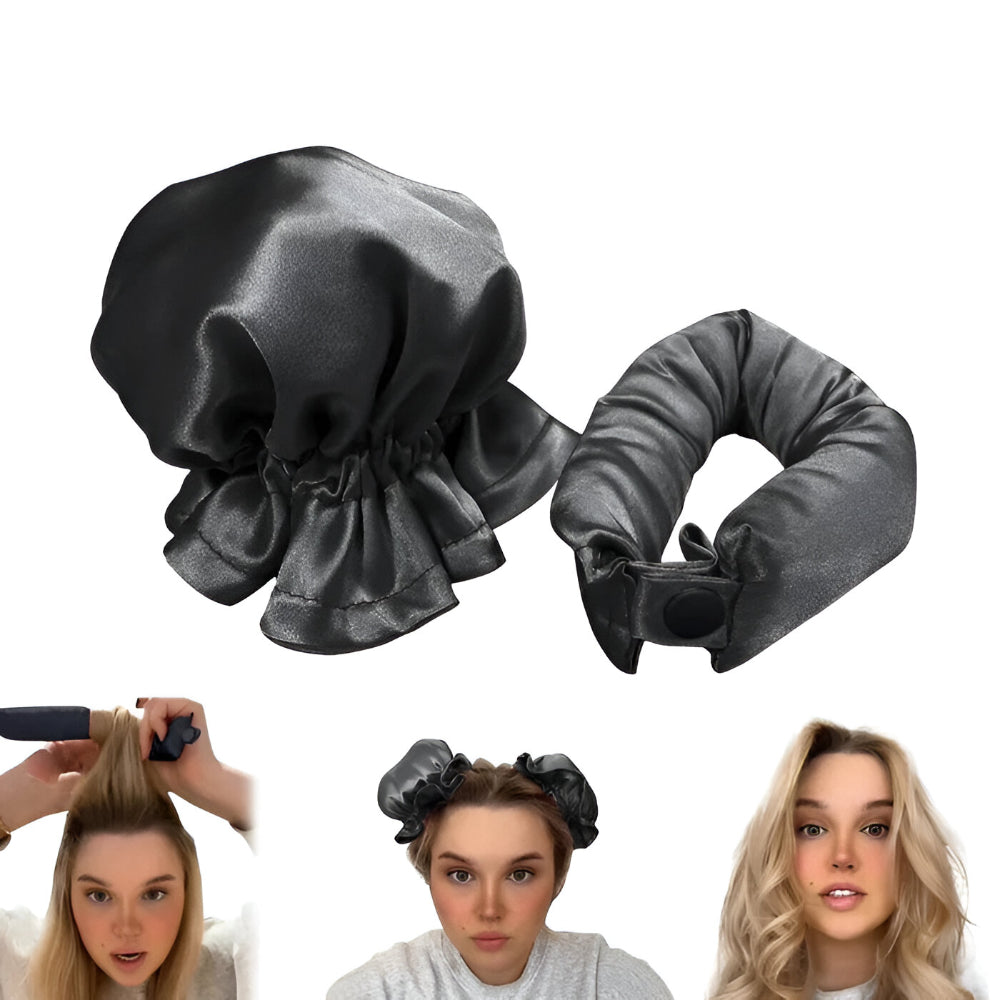 No-Heat Curling Set for Effortless Natural Waves
