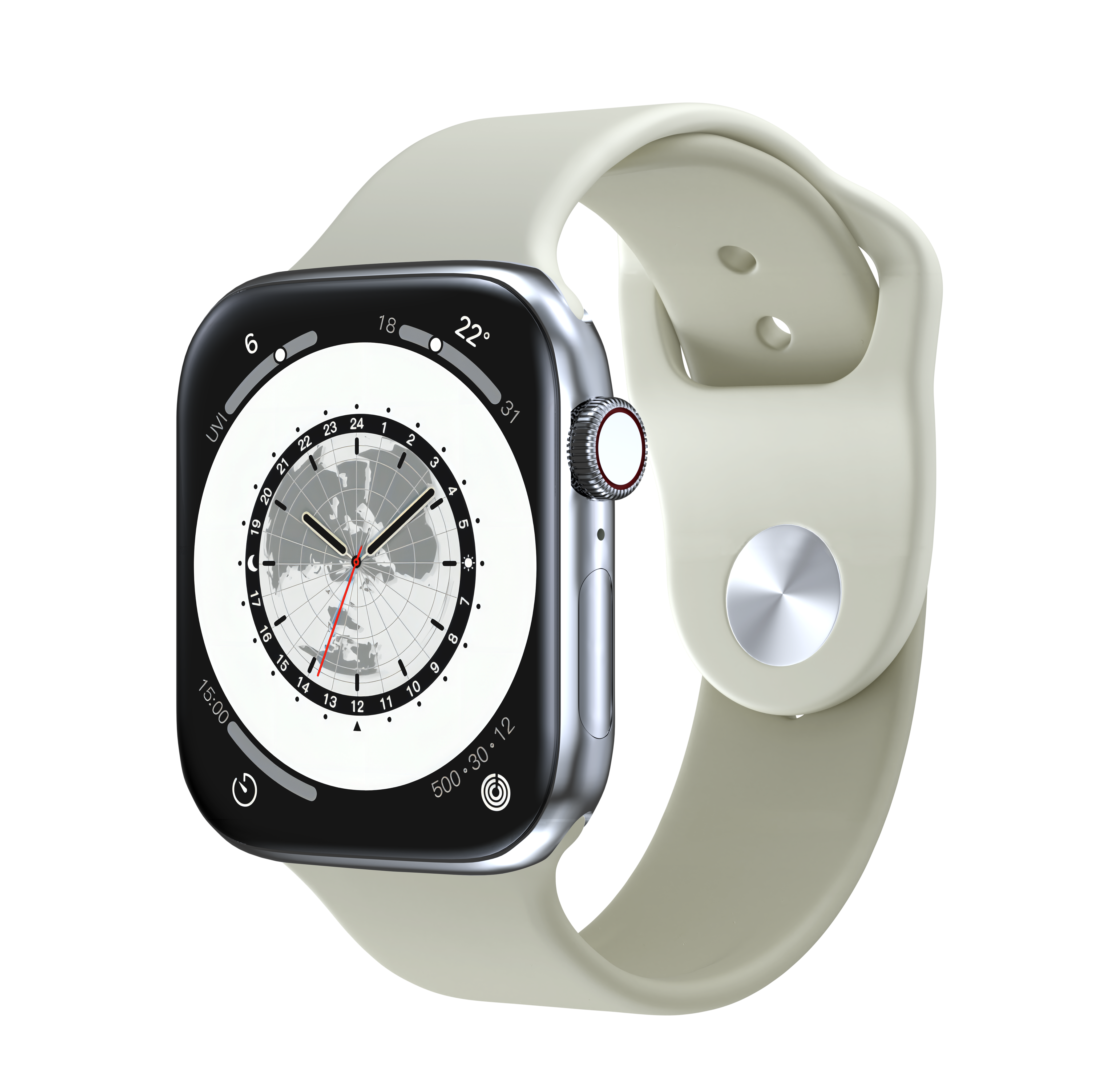 Smartwatch with AMOLED Screen and Health Tracking – Waterproof for Active Use