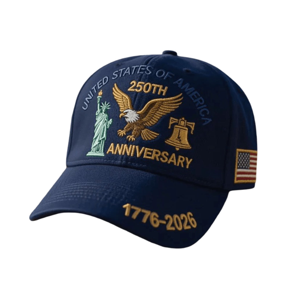 Veterans' Tribute Baseball Cap with Stylish Commemorative Design